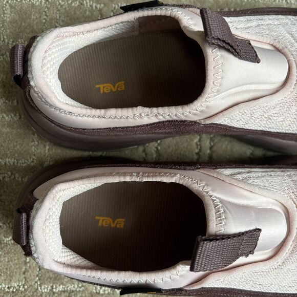 Teva Hurricane Daybreaker Slip On Shoe Women's 9 Deep mahogany/ Rose smoke EUC - Picture 4 of 7